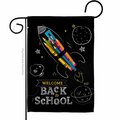 Patio Trasero Weclome Back to School Education 13 x 18.5 in. Double-Sided Decorative Vertical Garden Flags for PA3904809